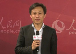 熊立接受人民網專訪