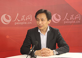 熊立接受人民網專訪