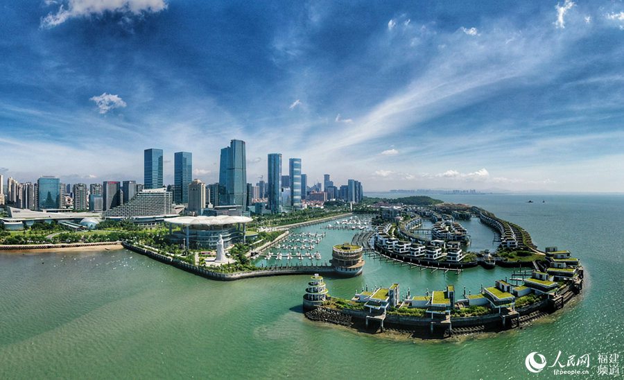 廈門觀音山游艇碼頭。游媛娜攝