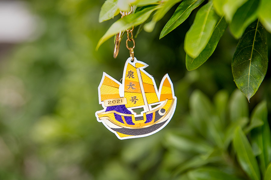 “福船”配件。泉州職業技術大學供圖