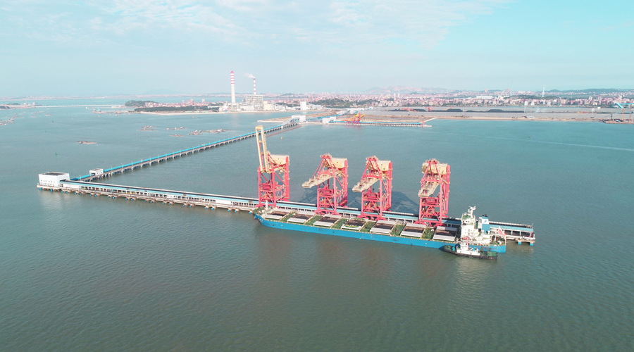 国家发改委将国投湄洲湾煤炭码头列为福建省首个国家级煤炭储备基地。福建省港航事业发展中心供图