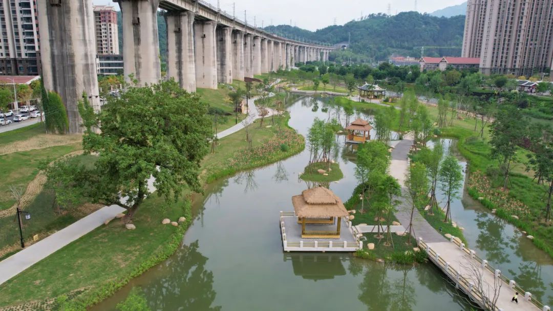 东山湿地一期工程。龙岩市融媒体中心供图