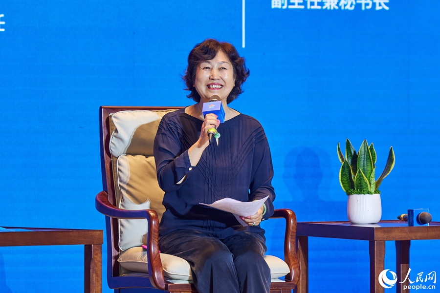 中国传媒大学传播研究院教授、博士生导师,传媒教育研究中心主任张开。人民网摄