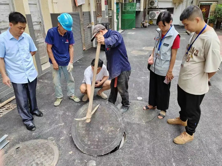 排查安全隐患地点。