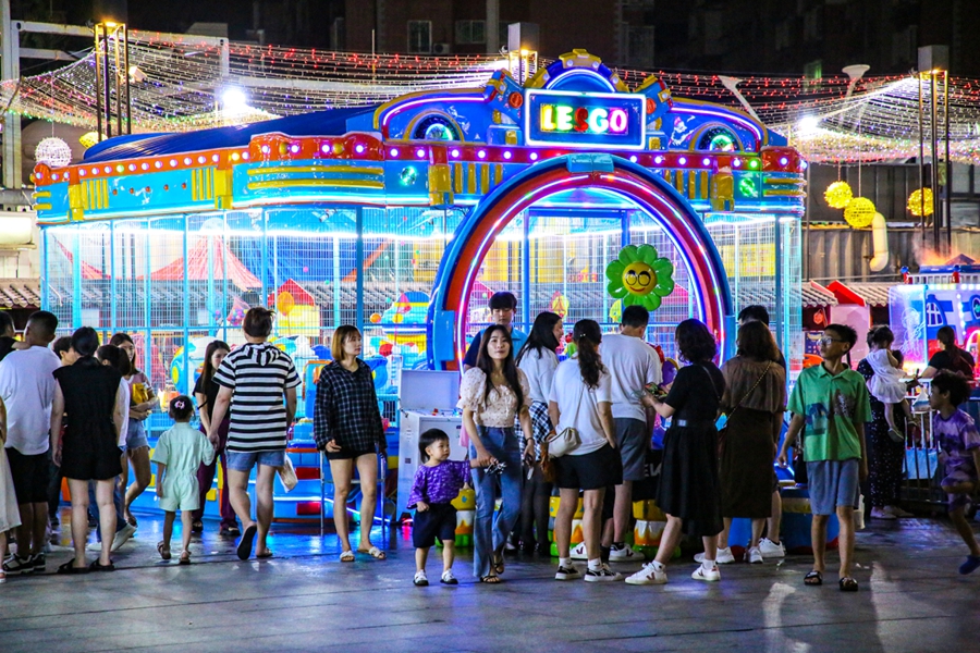 恢复热闹的长乐城区。长乐区融媒体中心供图