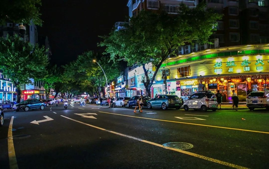 奎桥夜市恢复生机。长乐区融媒体中心供图