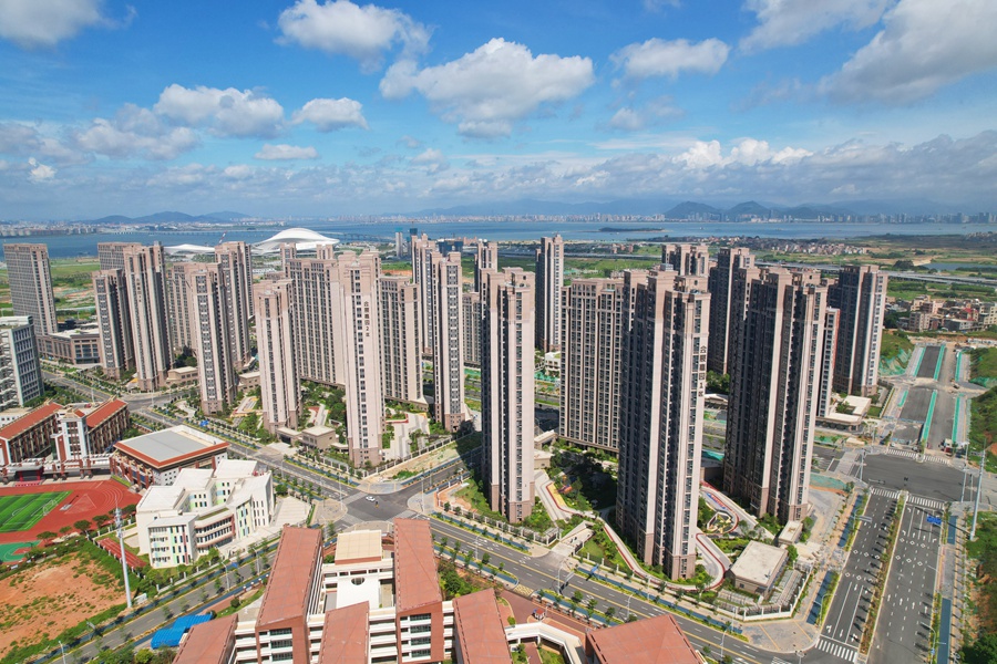 会展嘉园安置房项目。中建海峡供图