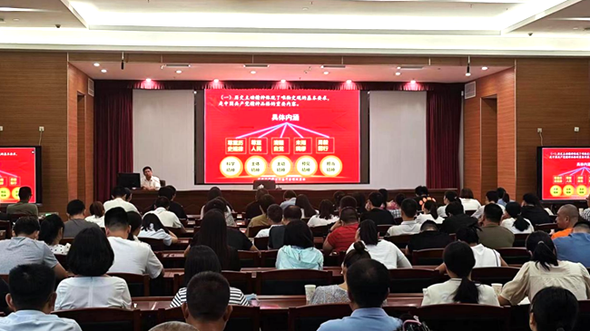 公开课现场。闽侯县委组织部供图