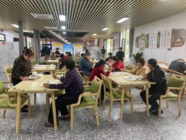 长者食堂。长乐区融媒体中心供图