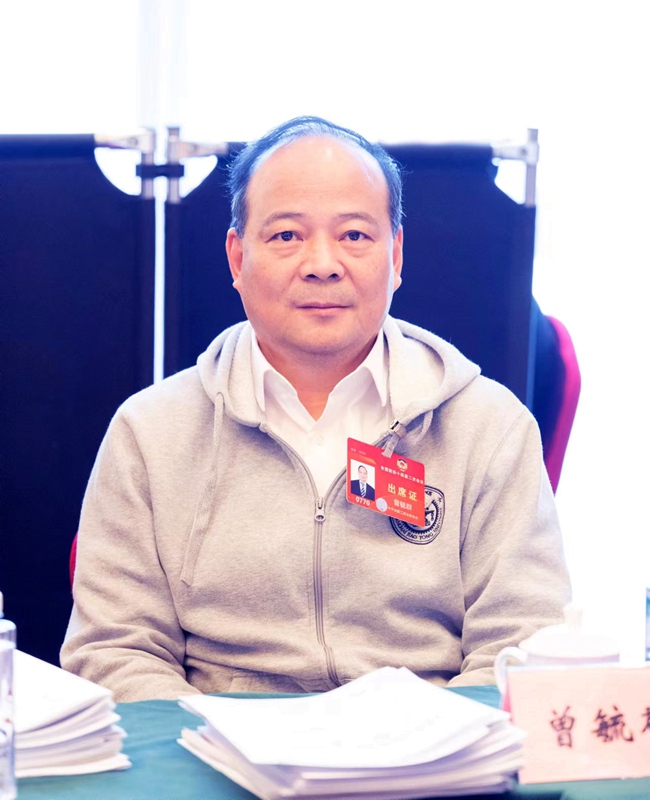 全国政协委员、宁德时代新能源科技股份有限公司董事长曾毓群。张永定摄