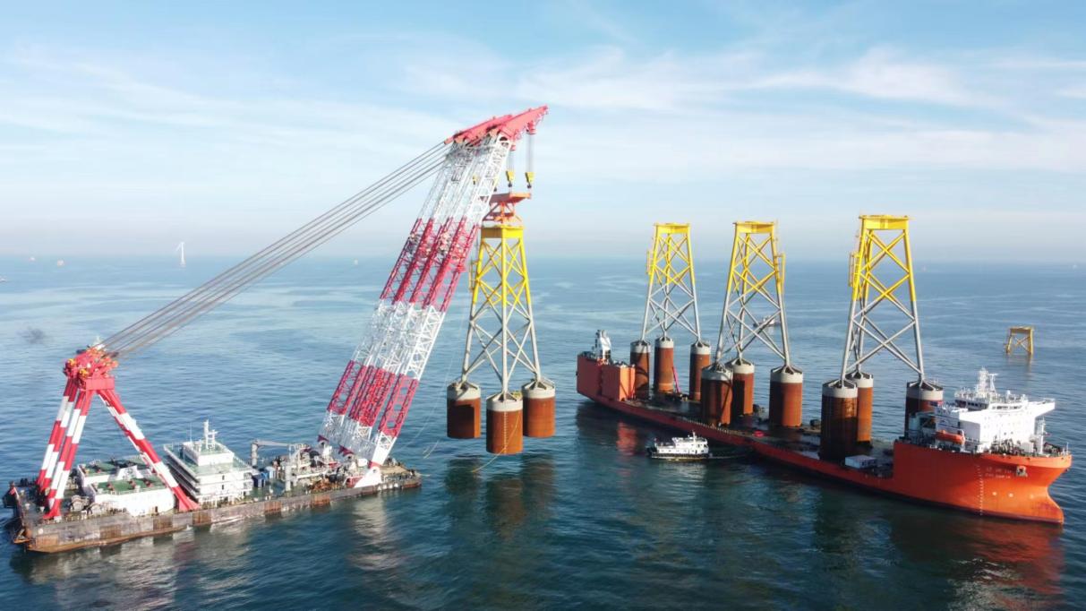 长乐外海ABC区1100MW海上风电场工程。福建永福电力设计股份有限公司供图