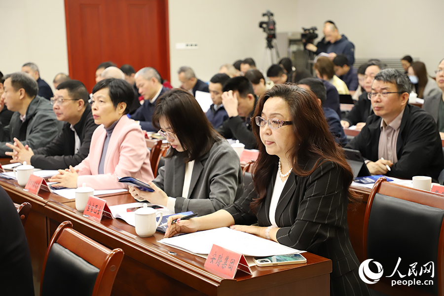 推進會現場的企業代表。人民網 黃東儀攝
