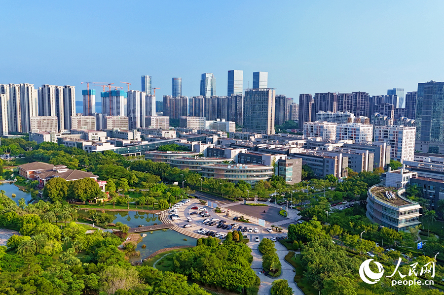 位於思明區的廈門軟件園二期科技創新型企業集聚。人民網記者 陳博攝