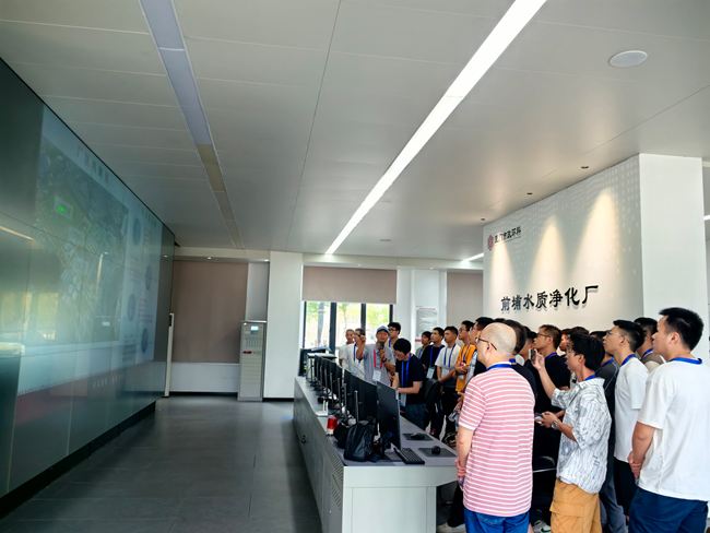 参观交流。厦门市政环科污水公司供图