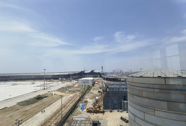 福州长乐国际机场二期扩建工程正在施工