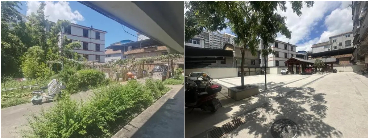 小区改造前后对比