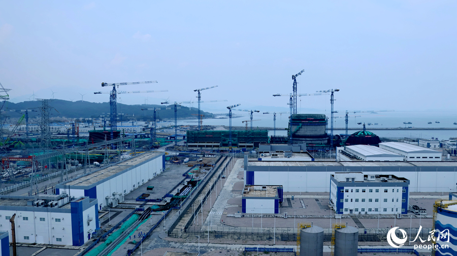 漳州核電項目建設如火如荼。人民網 李昌乾攝
