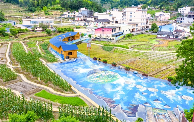 柘荣靴岭尾村。记者 王志凌摄