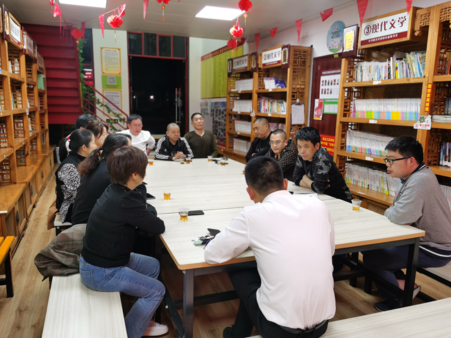 南安市溪美街道中節能小區黨支部書記接訪日活動現場