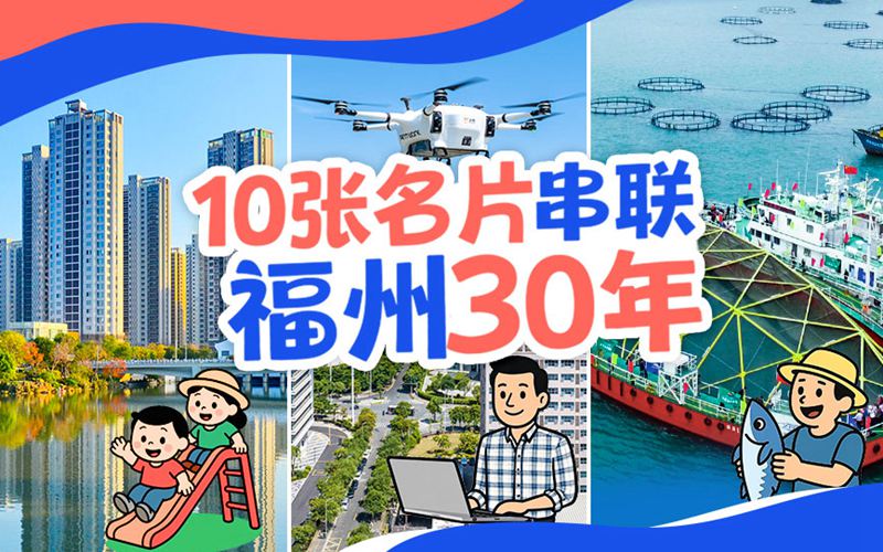 一条特色路子丨10张名片串联福州30年