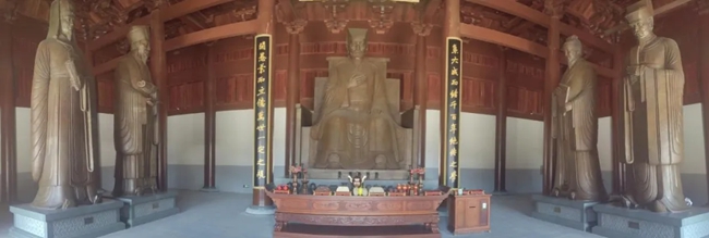 集成殿中設置朱子祭祀區