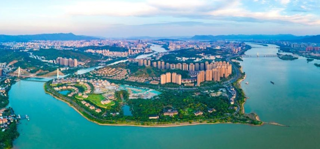 遠瞰福州。福州市水利局供圖