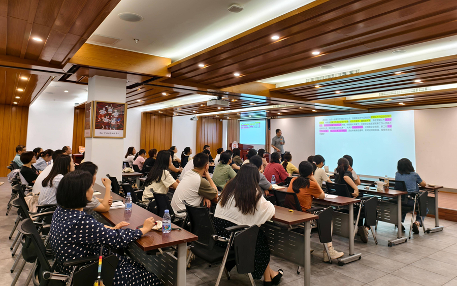 翔安区社会工作学院开展课程实录。翔安区委社会工作部供图