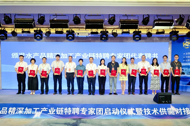 为专家颁发聘书