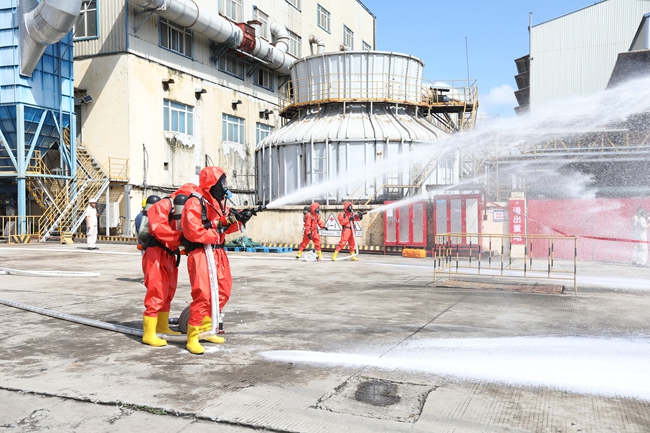 演练现场。漳州开发区供图