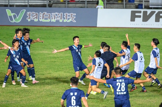 “莆超”决赛秀屿队夺得冠军。蔡昊摄