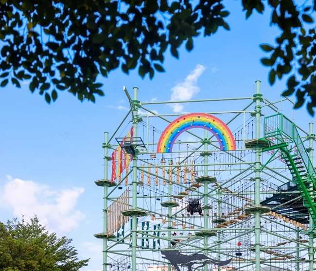 溪禾山高空矩陣。安溪縣融媒體中心供圖