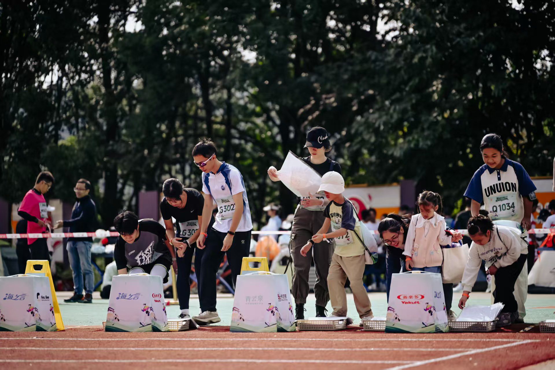 亲子组赛道现场