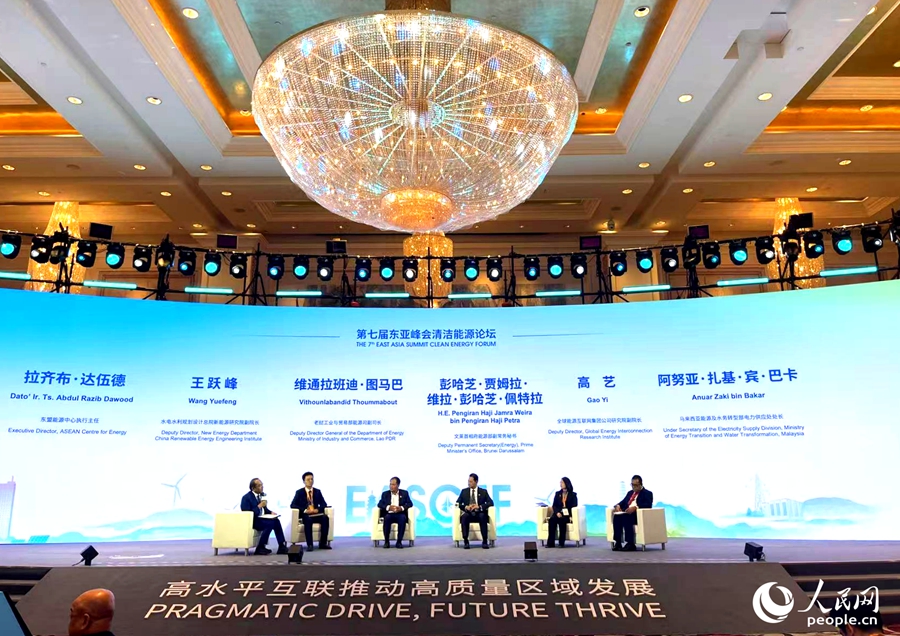 第七屆東亞峰會清潔能源論壇圓桌座談會。人民網記者 陳藍燕攝