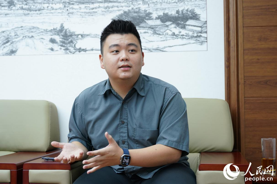 古田籍华侨林继雄。实习生 郑舒尘摄