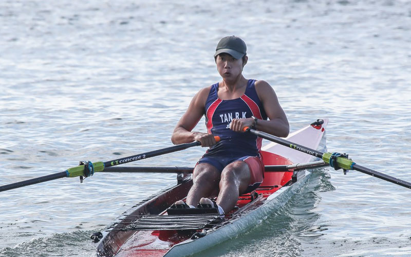 檀儒凯夺得福建省全运会海岸赛艇项目历史首金