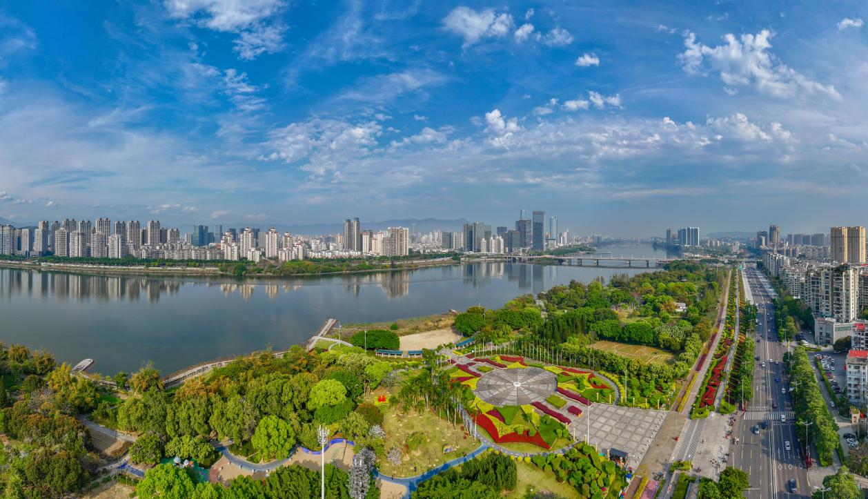 闽江南北岸。福州市水利局供图