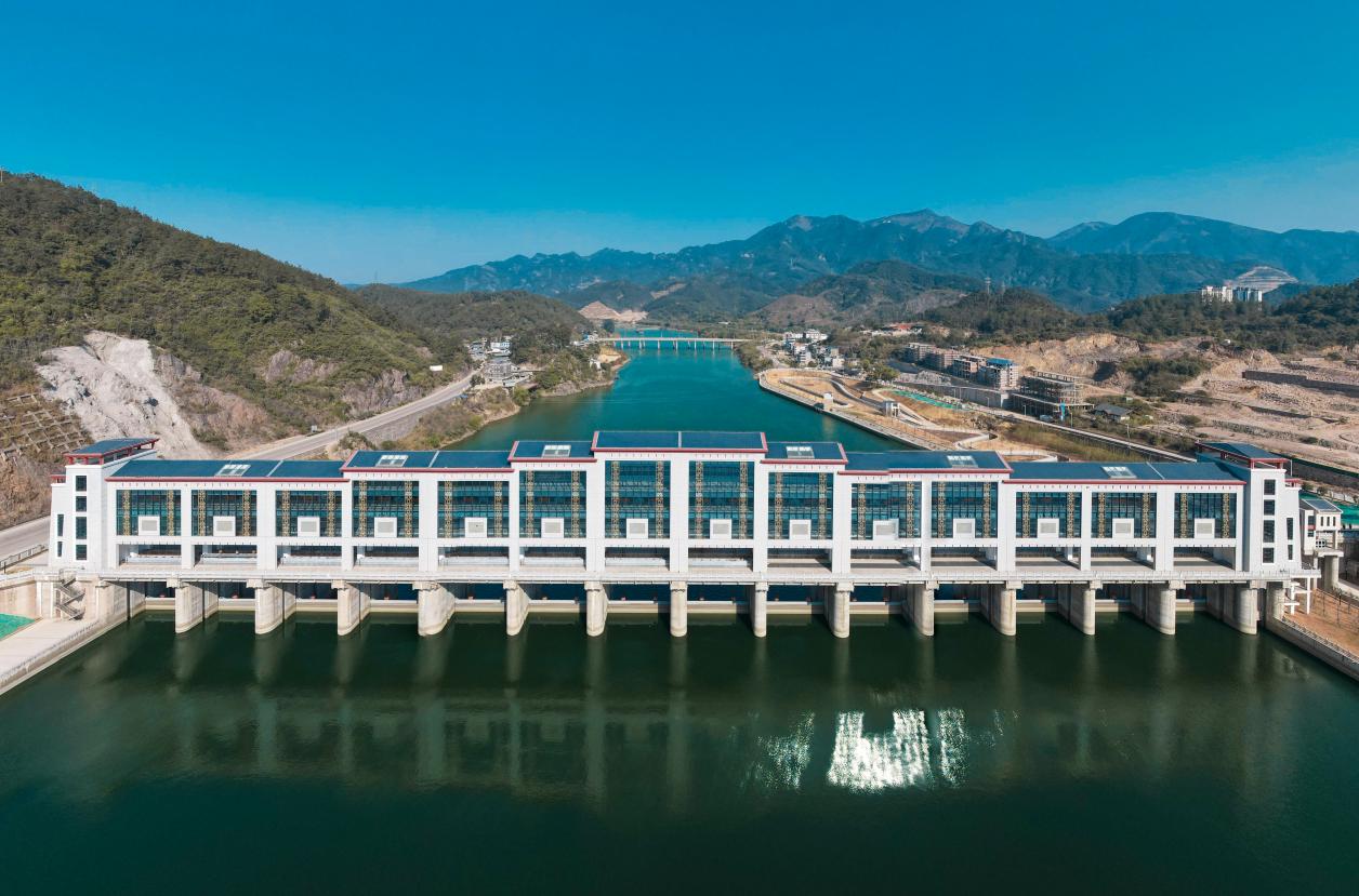 “一闸三线”莒口水闸。福州市水利局供图