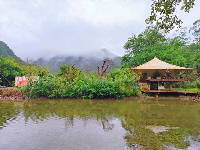 改造建设后的永泰莒口溪成为周边游客青睐的“打卡地”