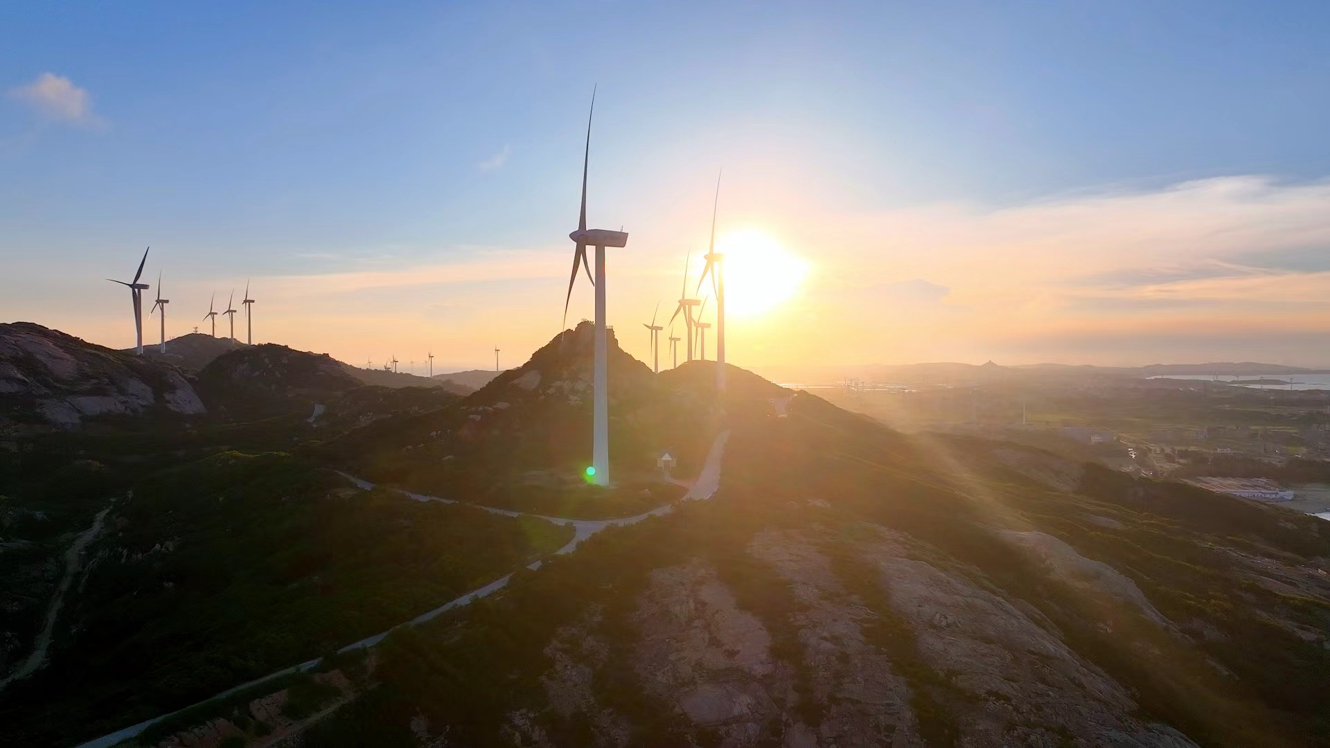 莆田南日岛风车景观。林世南摄