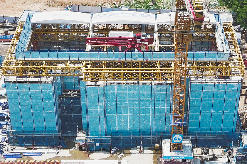 “智能建造雲端工廠”實景圖。吳燁明攝