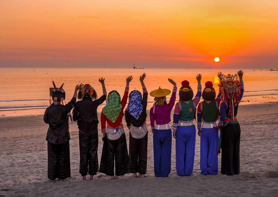 身着传统服饰的惠安女。惠安县委宣传部供图