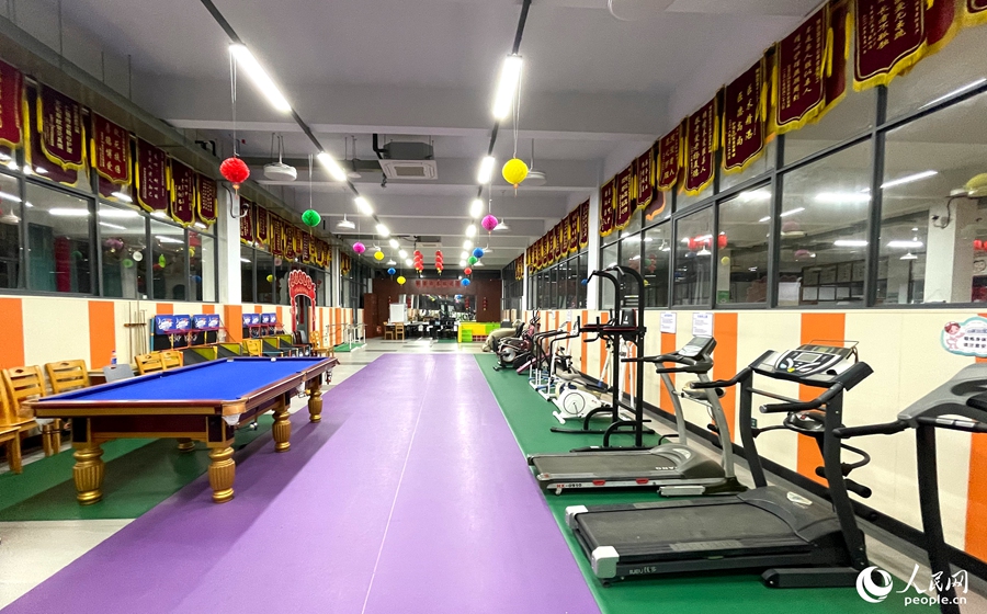 福州長青護理院休閑健身房。人民網記者 陳藍燕攝