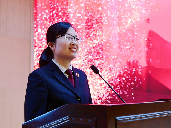 福州市检察院检察官陶丹。福州市检察院供图