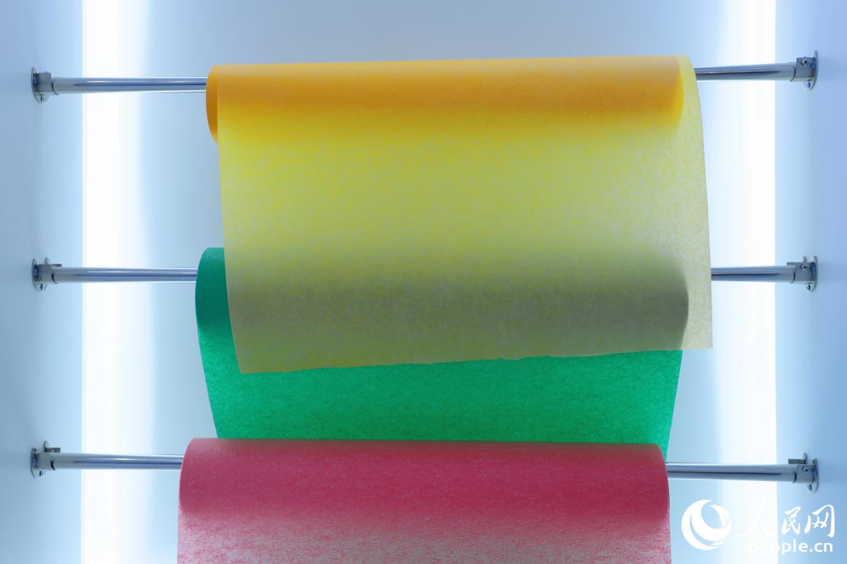 和纸。人民网记者 李唯一摄