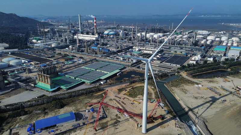 福建省绿氢中试基地项目建设现场