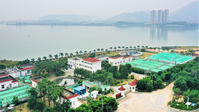 漳州开发区污水处理厂。林家成摄