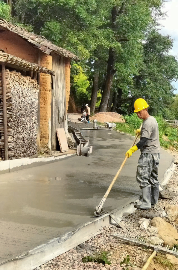 施工现场。南平市光泽县华桥乡政府供图