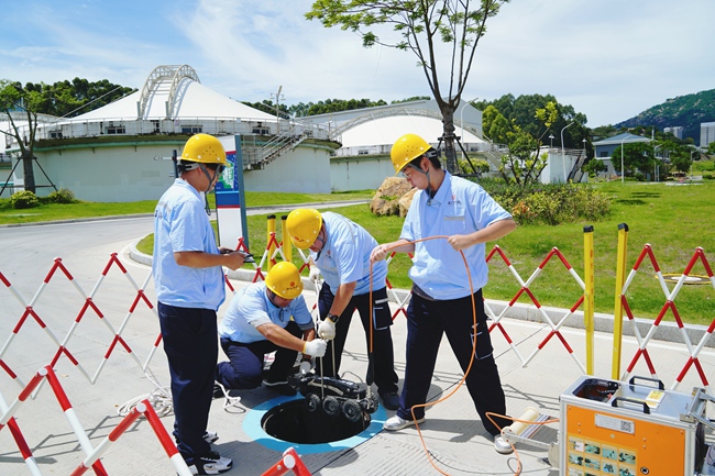排水管網巡查養護。廈門市政環科排水公司供圖