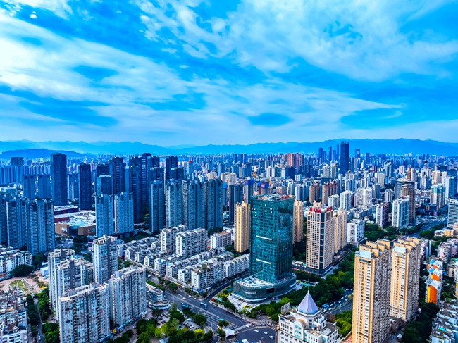 王庄商圈。陳暖攝