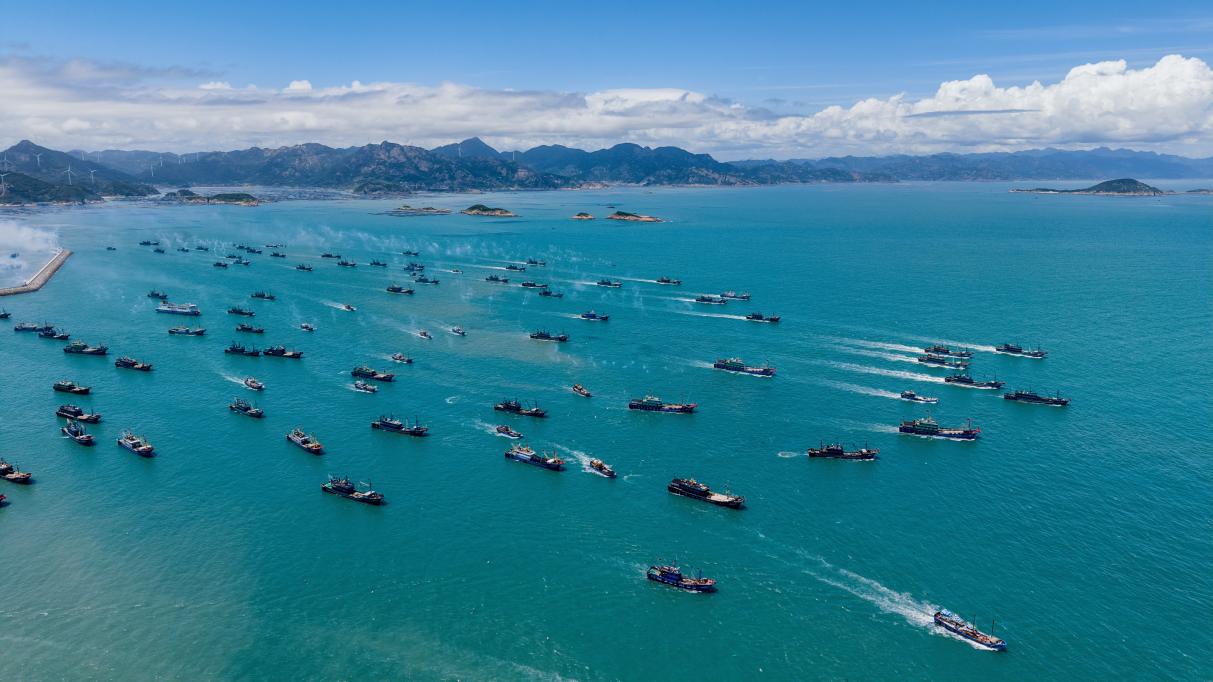 開漁時節。丁天霖攝